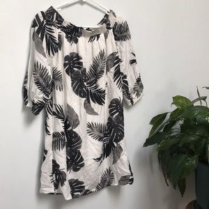 off shoulder mini dress